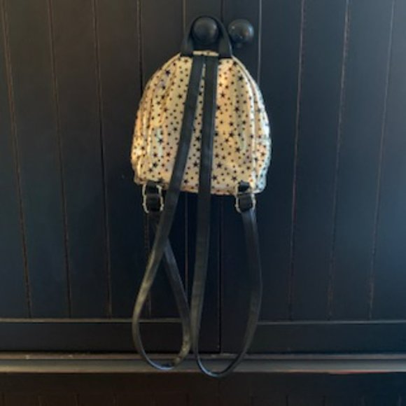 Gold and Black Stars Mini Backpack - Picture 3 of 11